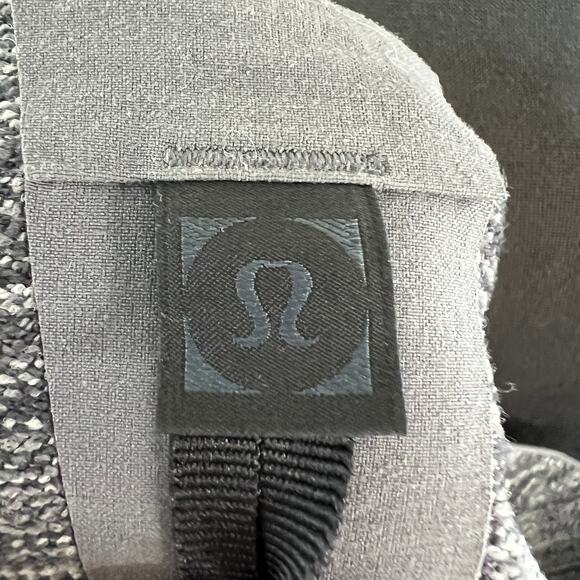 Lululemon Lab Heather Gray Varsa Jacket V-Neck Two-Way Full Zip Size Medium M - Picture 9 of 10